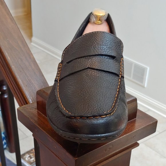 Like NEW - BOC (Born) Men's Leather Casual Loafers, Black, Sz 13 - Picture 10 of 16